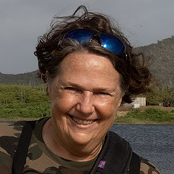 Susan is a certified bird guide, living on Bonaire, in the Dutch Caribbean.